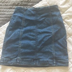 Free People Denim Skirt